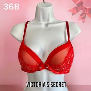 Victoria’s Secret Very Sexy Push-Up Red Bra, 36B